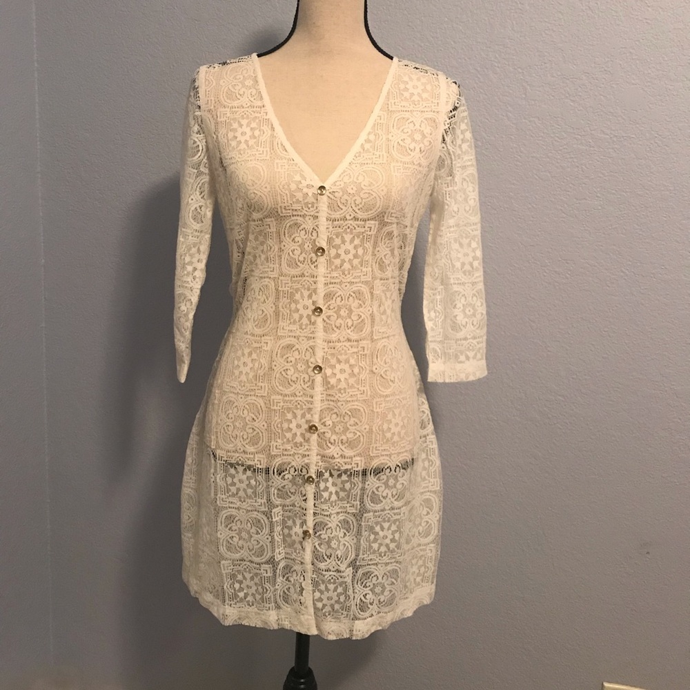 L Space Lace Coverup